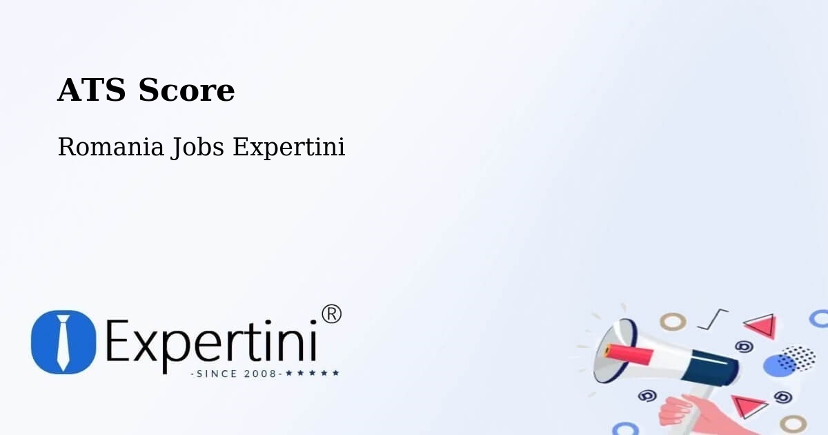 Resume ATS Score & Job Description Match Tool – Bacea - Romania Jobs Expertini